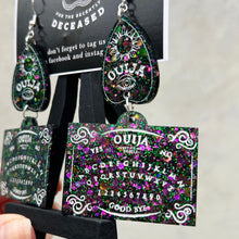 Load image into Gallery viewer, ouija board and planchette earrings