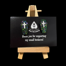 Load image into Gallery viewer, coffin cross stud earrings