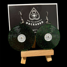 Load image into Gallery viewer, vinyl record earrings