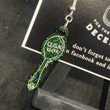 Load image into Gallery viewer, cereal killer spoon earrings