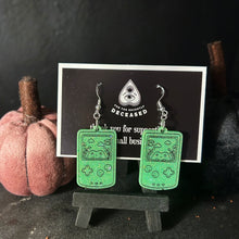 Load image into Gallery viewer, frog game console earrings