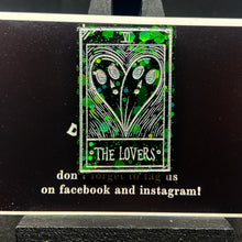 Load image into Gallery viewer, the lovers tarot badge