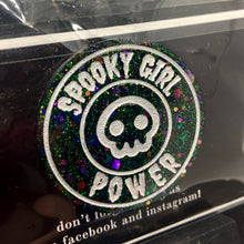 Load image into Gallery viewer, spooky girl power badge
