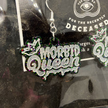 Load image into Gallery viewer, morbid queen earrings