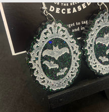 Load image into Gallery viewer, framed friend earrings
