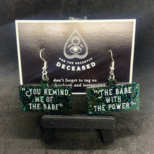 Load image into Gallery viewer, the babe lyric labyrinth earrings
