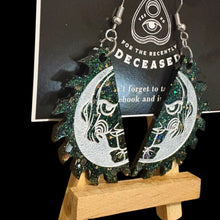 Load image into Gallery viewer, billy the puppet jigsaw split earrings
