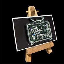 Load image into Gallery viewer, true crime &amp; chills badge
