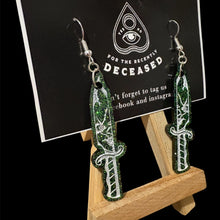 Load image into Gallery viewer, chucky knife earrings
