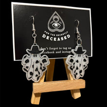 Load image into Gallery viewer, cowboy ghost earrings
