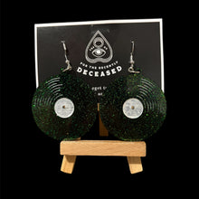 Load image into Gallery viewer, vinyl record earrings
