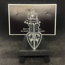 Load image into Gallery viewer, ghostface split knife earrings
