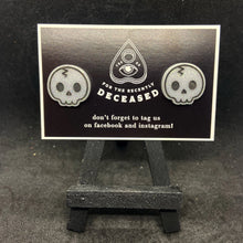 Load image into Gallery viewer, cracked skull stud earrings
