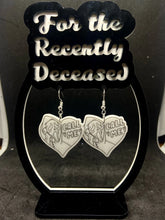 Load image into Gallery viewer, ghostface 'call me' earrings
