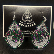 Load image into Gallery viewer, lunar moon potion bottle earrings

