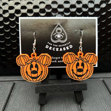 Load image into Gallery viewer, MM pumpkin earrings
