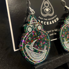 Load image into Gallery viewer, lunar moon potion bottle earrings
