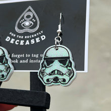 Load image into Gallery viewer, stormtrooper earrings
