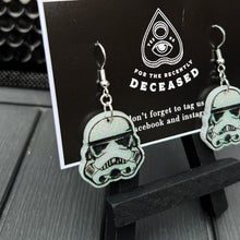 Load image into Gallery viewer, stormtrooper earrings
