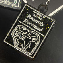 Load image into Gallery viewer, ‘for the recently deceased’ book earrings
