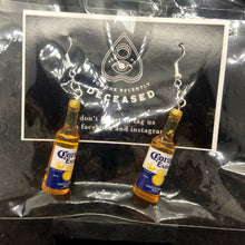Load image into Gallery viewer, corona beer earrings
