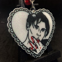 Load image into Gallery viewer, billy loomis heart keyring
