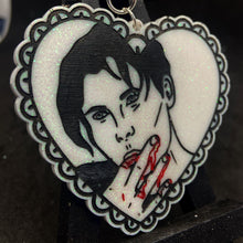 Load image into Gallery viewer, billy loomis heart keyring
